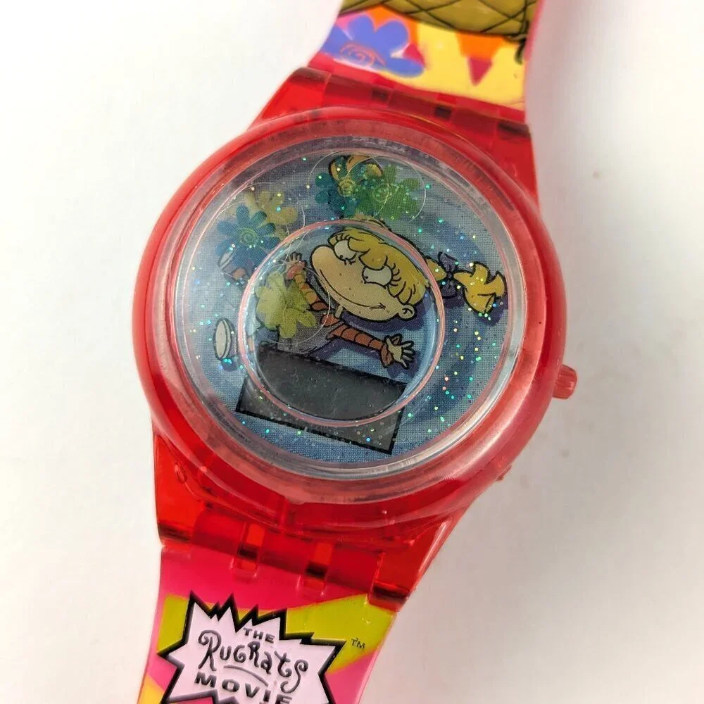 Vintage 90s Rugrats Movie Burger King Watch